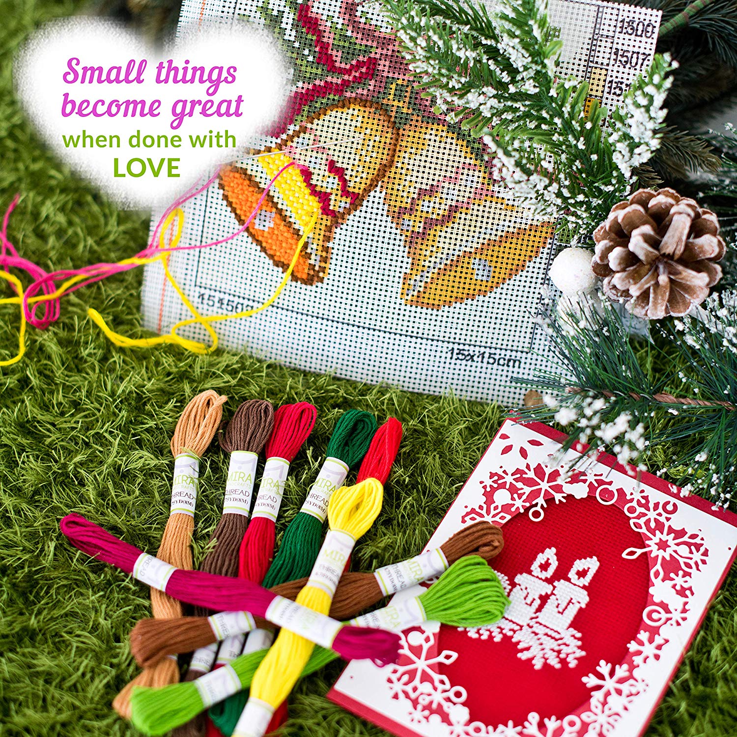 Premium Rainbow Color Embroidery Floss - Cross Stitch Threads - Friendship Bracelets Floss - Crafts Floss - 105 Skeins Per Pack - Image 2