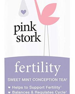 Pink Stork Fertility Tea: Sweet Mint Tea, 30 caps